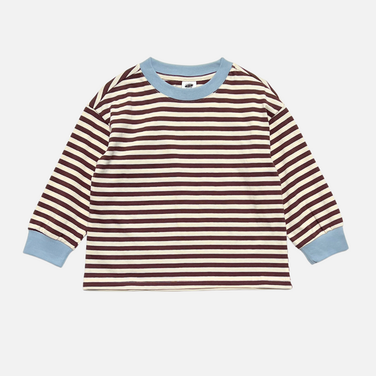 Striped Longsleeve - Brown/Ecru