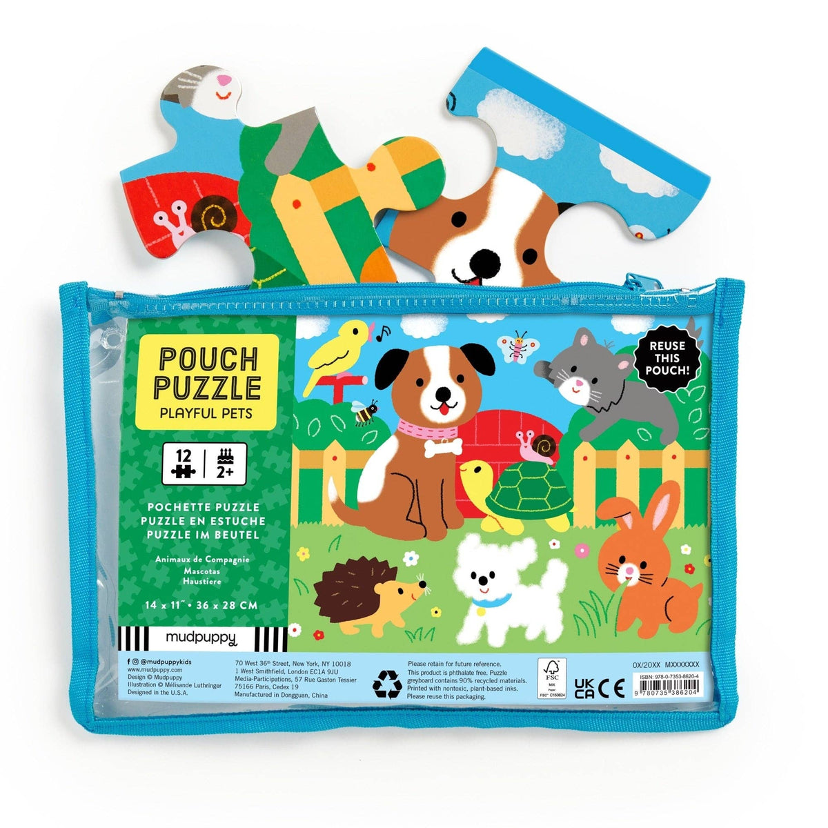 12 PIECE PUCH PUZZLE || PLAYFUL PETS