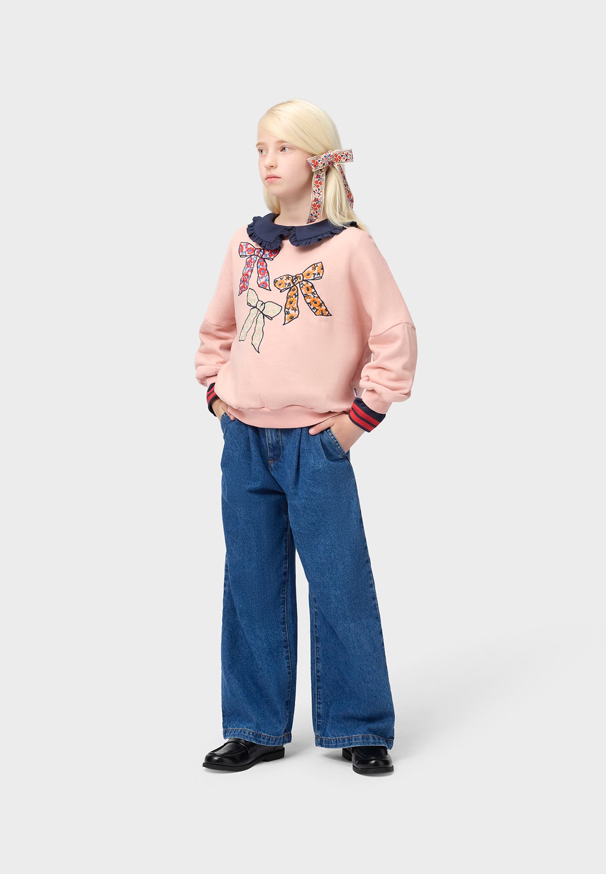 MARIKA CHUNKY BOW SWEATSHIRT