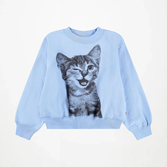 MARGE SWEATSHIRT || BLUE KITTEN
