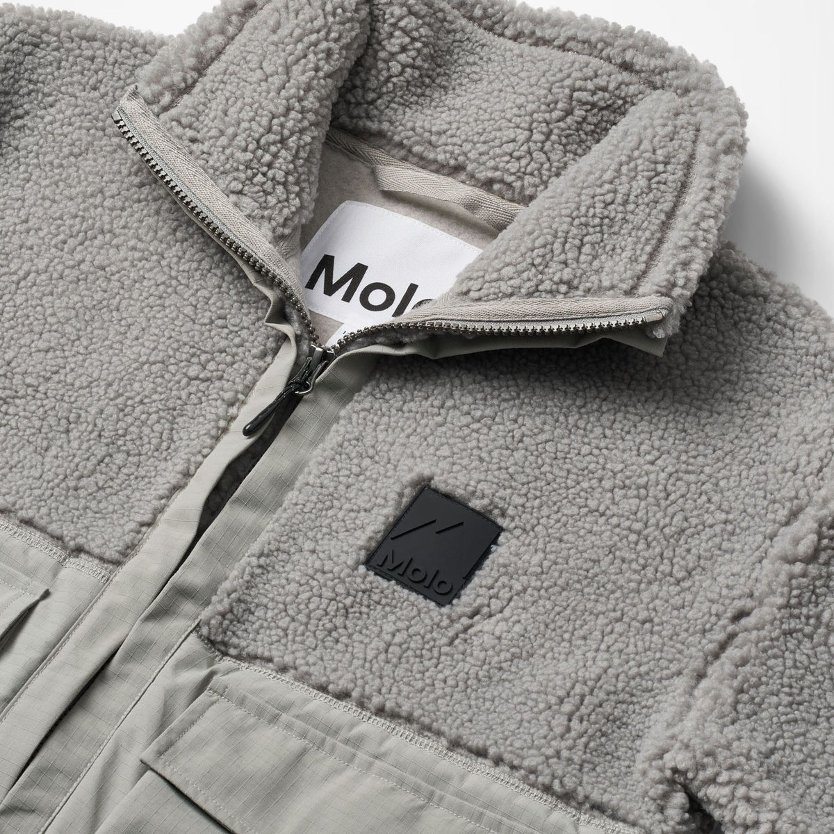 UTHA FLEECE JACKET || GREY MELANGE