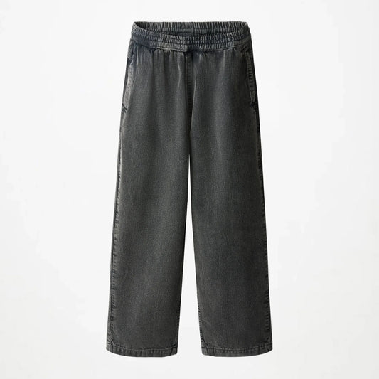 ASTRER WOVEN PANTS || WASHED BLACK