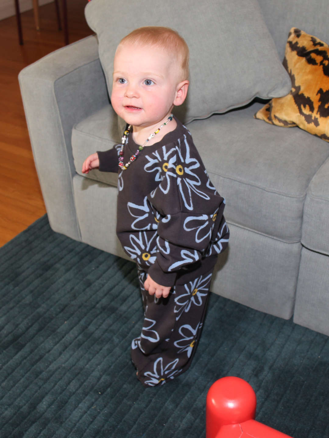 Charlie Baby Sweat Set - Charcoal
