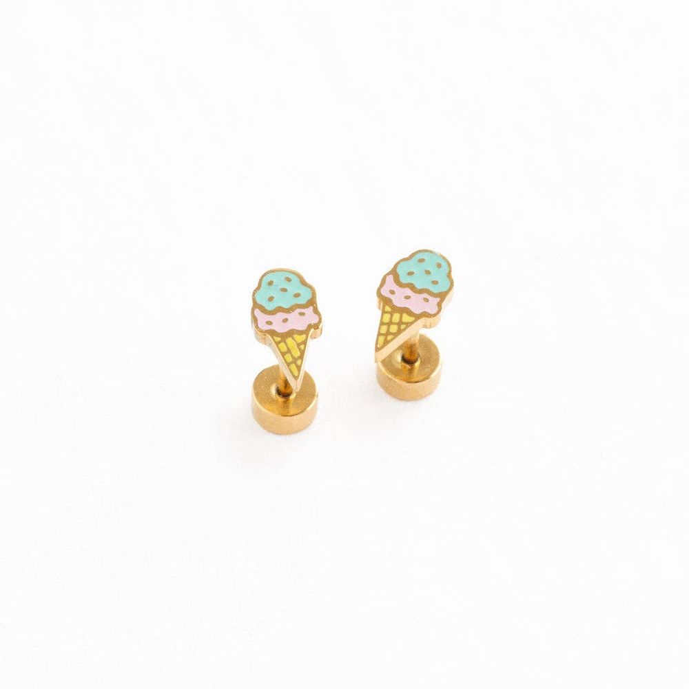 ICE CREAM STUD EARRINGS