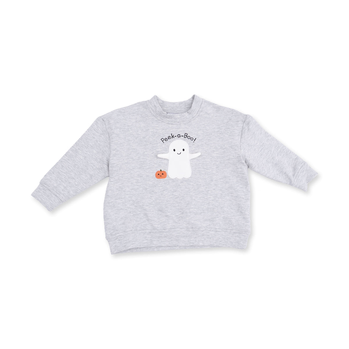 Ghosts Gray Drop Sleeve Sweatshirt