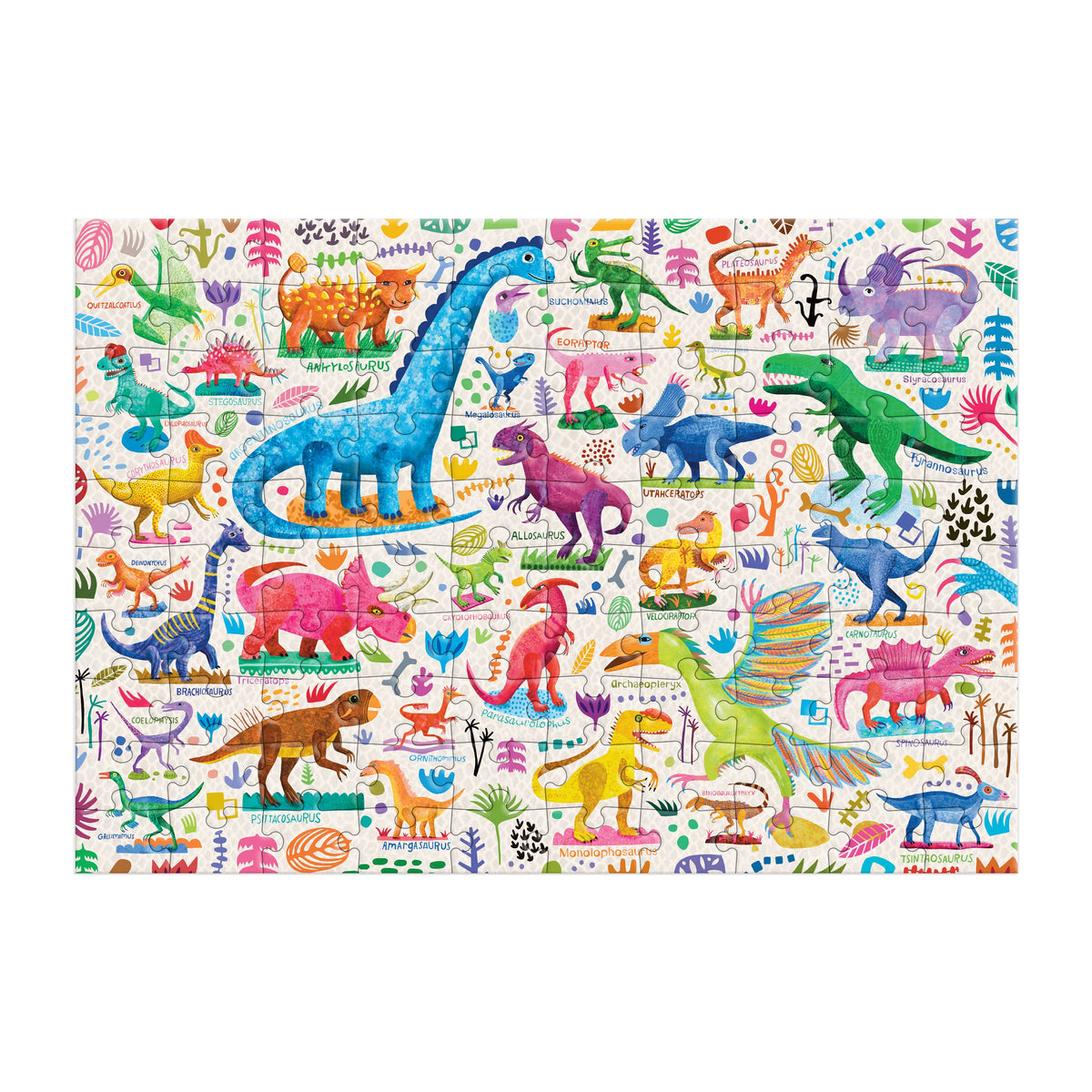 MIGHTY DINOSAURS 100 PIECE PUZZLE