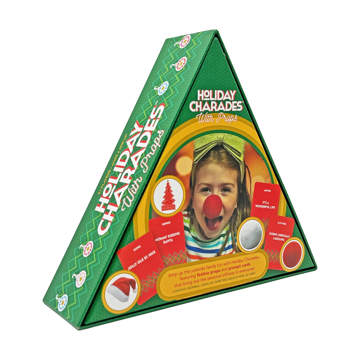 Holiday Charades Christmas Party Game with Props