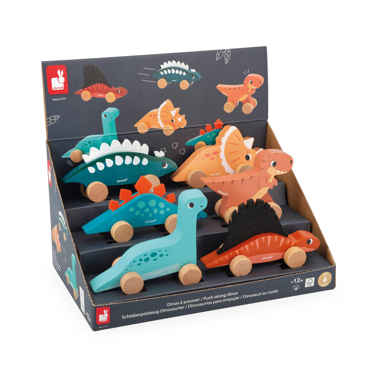 PUSH-ALONG DINOS