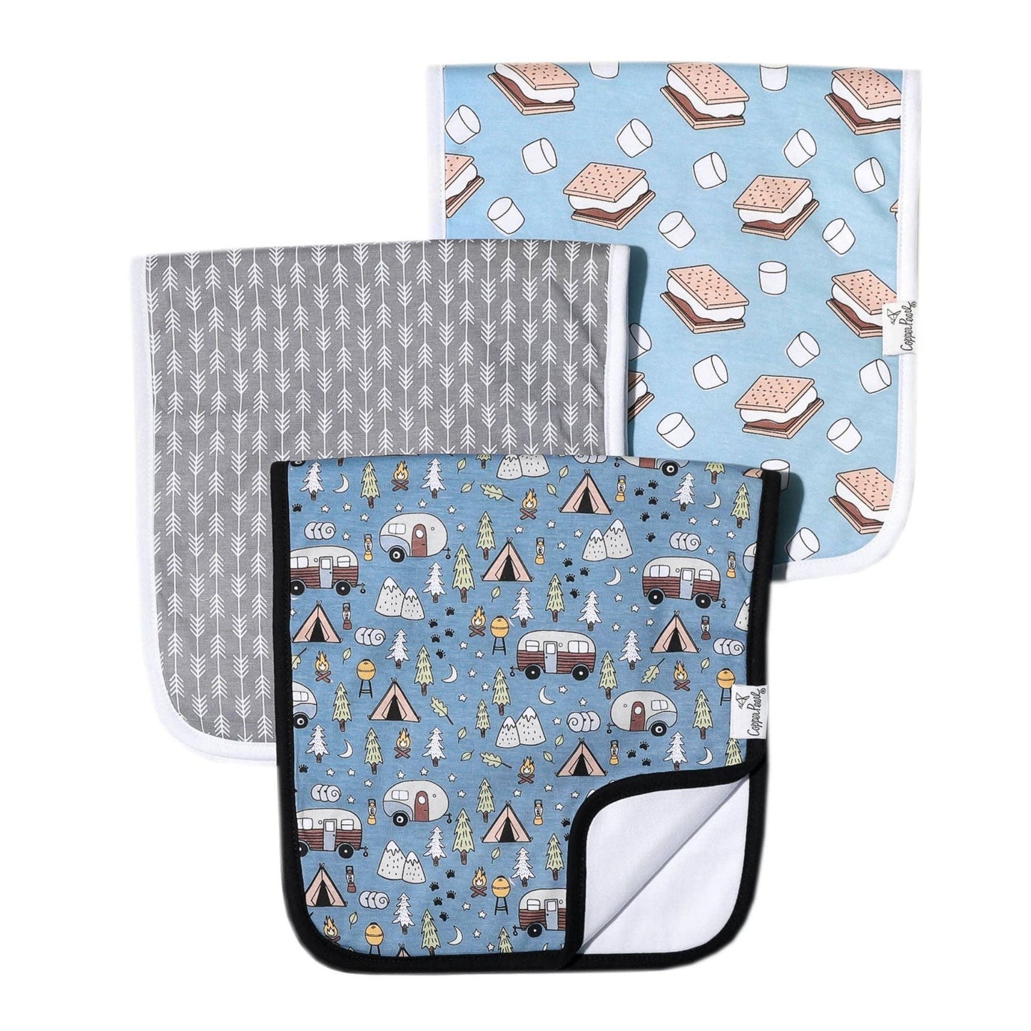 3 PACK PREMIUM BURP CLOTHS || BRIDGER