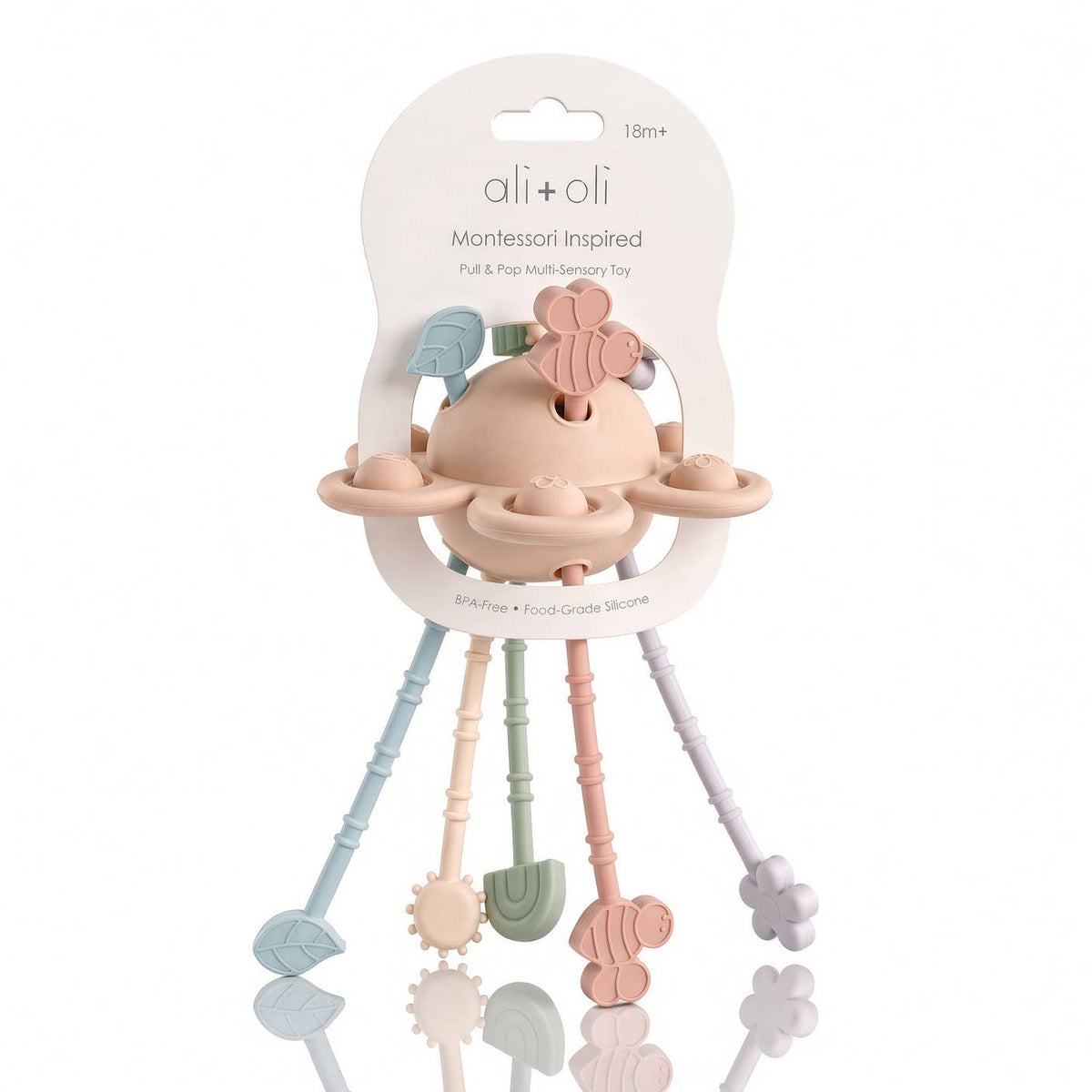 MONTESSORI MULTI-SENSORY PULL & POP TOY