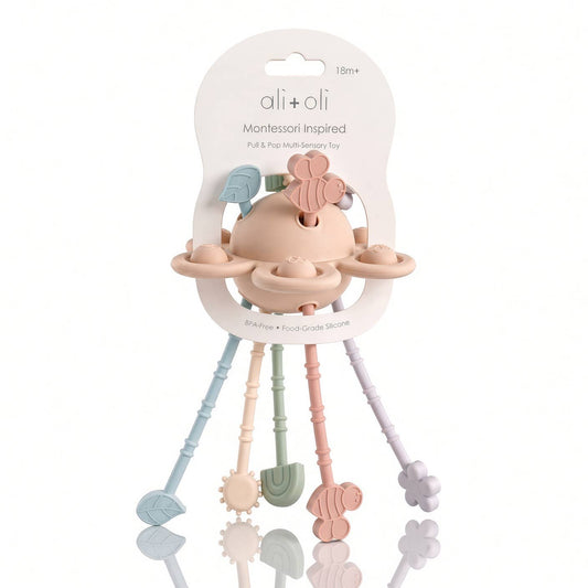 MONTESSORI MULTI-SENSORY PULL & POP TOY