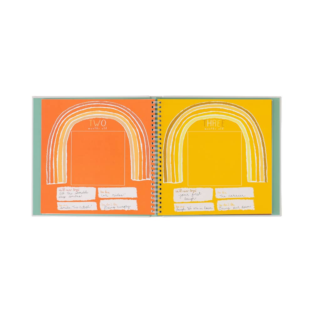 FIRST YEAR BABY BOOK || LITTLE RAINBOW