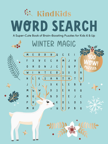 KINDKIDS WORD SEARCH WINTER MAGIC: A SUPER-CUTE BOOK OF BRAIN-BOOSTING PUZZLES FOR KIDS 6 & UP