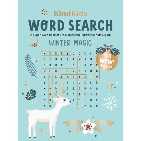 KINDKIDS WORD SEARCH WINTER MAGIC: A SUPER-CUTE BOOK OF BRAIN-BOOSTING PUZZLES FOR KIDS 6 & UP