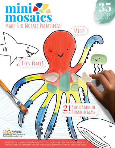 UNDERWATER GIANTS: PAINT AND DECORATE CANVAS BOARD