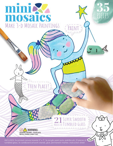 WHIMSICAL SEA FRIENDS: PAINT AND DECORATE CANVAS BOARD