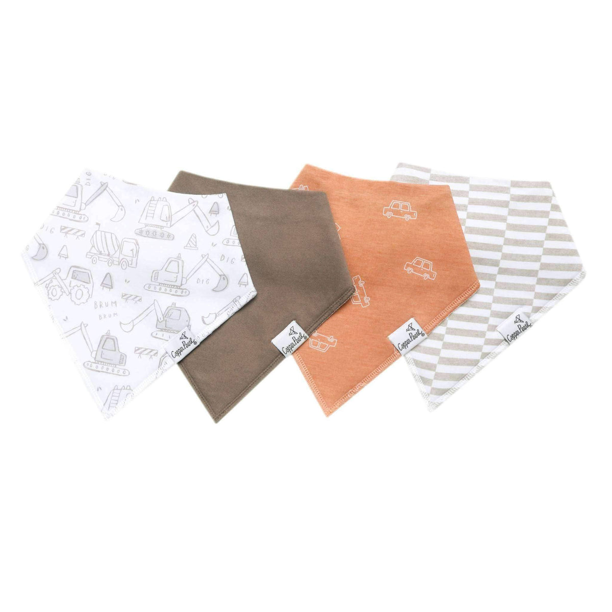 4 PACK BABY BANDANA BIBS || GAGE