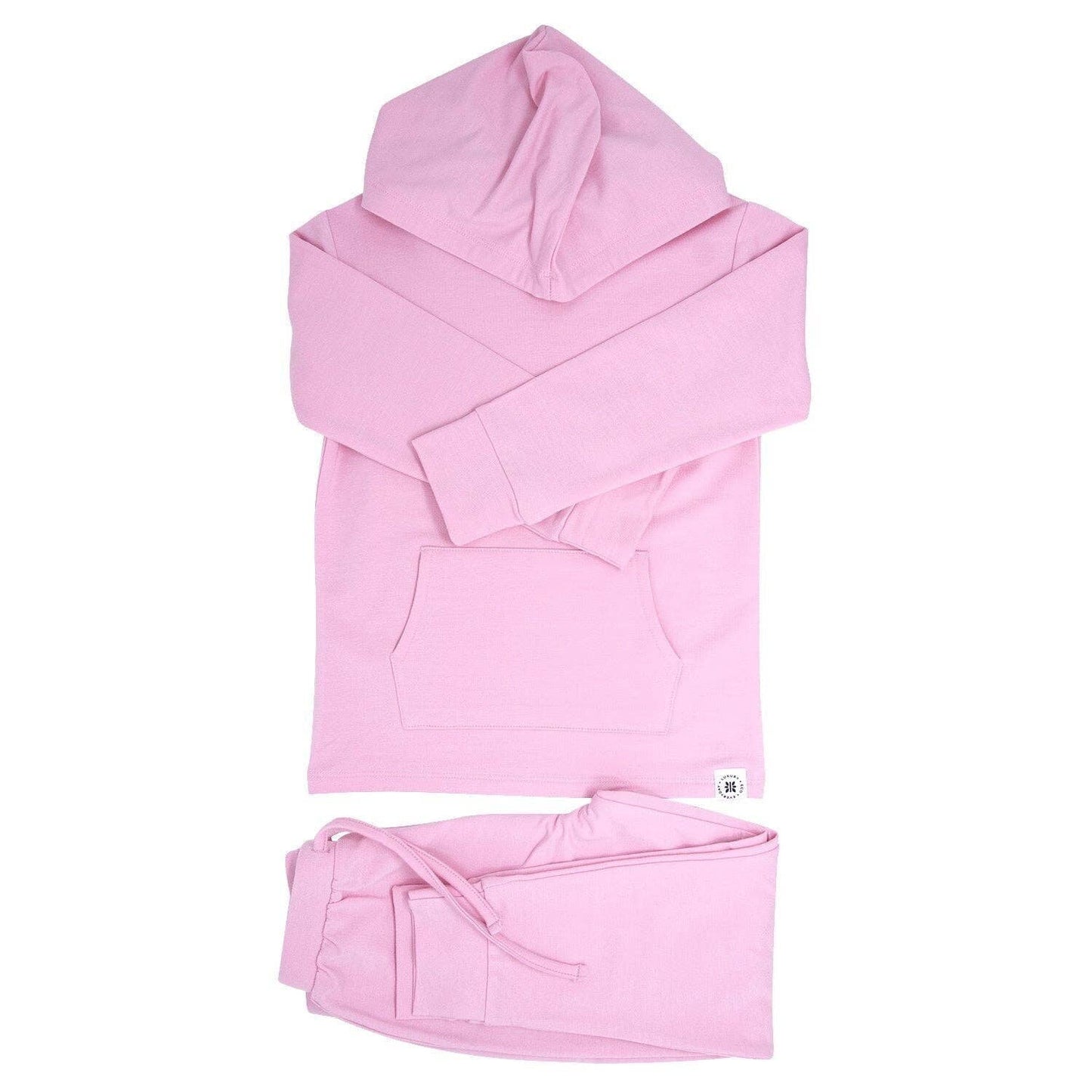 HOODED JOGGER SET || CARNATION PINK