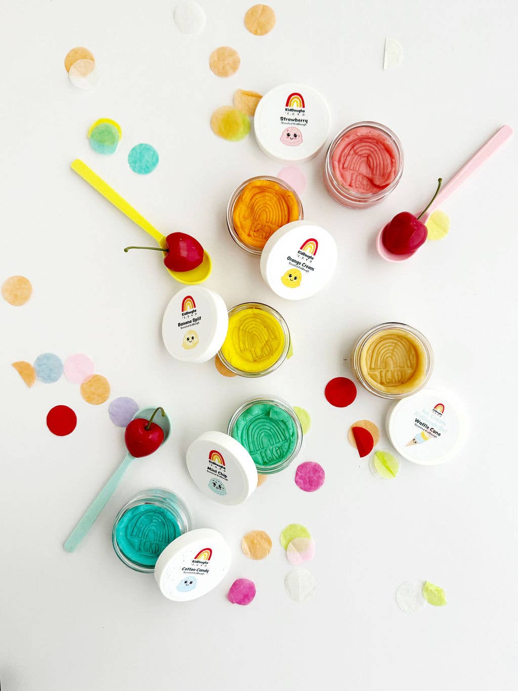 ICE CREAM MINI KID DOUGH || RAINBOW SET
