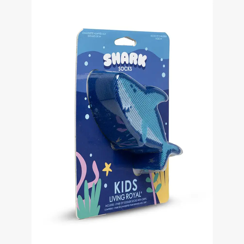 3D PACKAGED CREW SOCKS || DEEP BLUE
