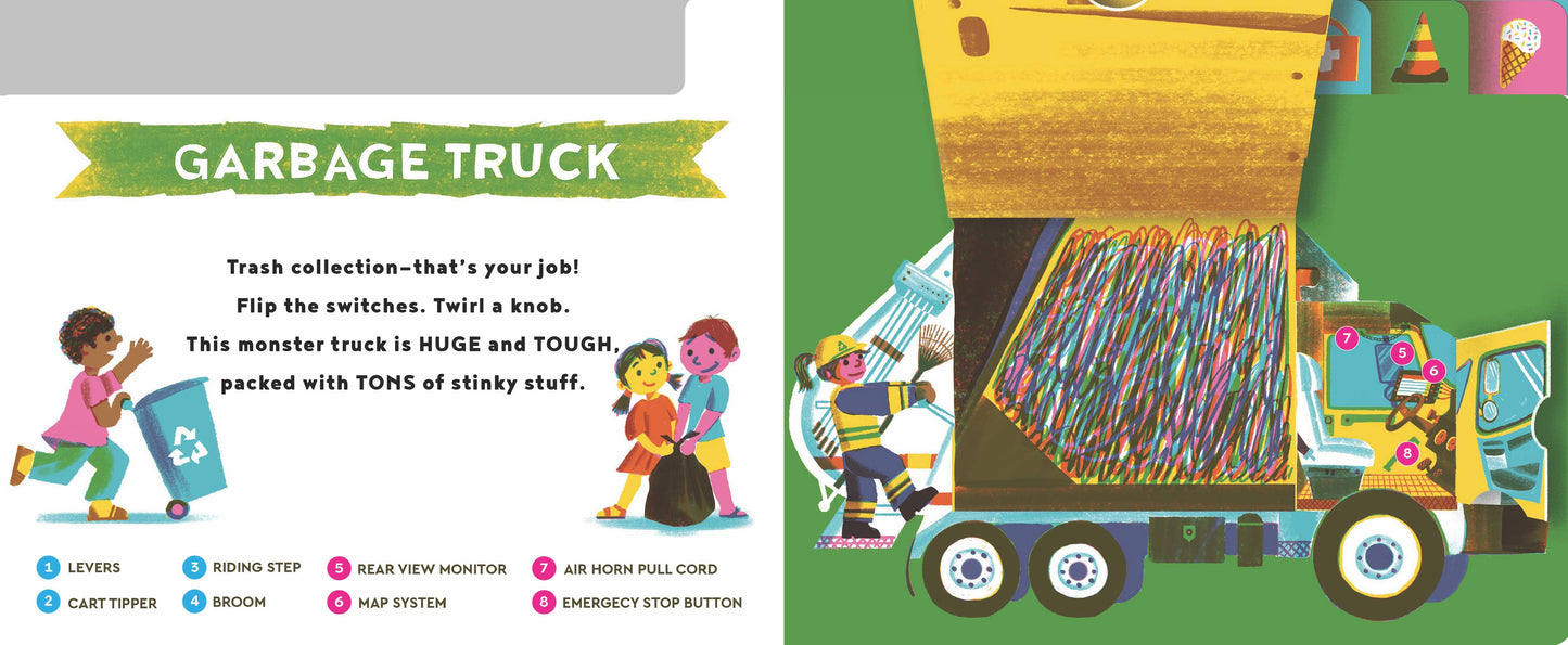 TOUCH A TRUCK DAY BOARD BOOK