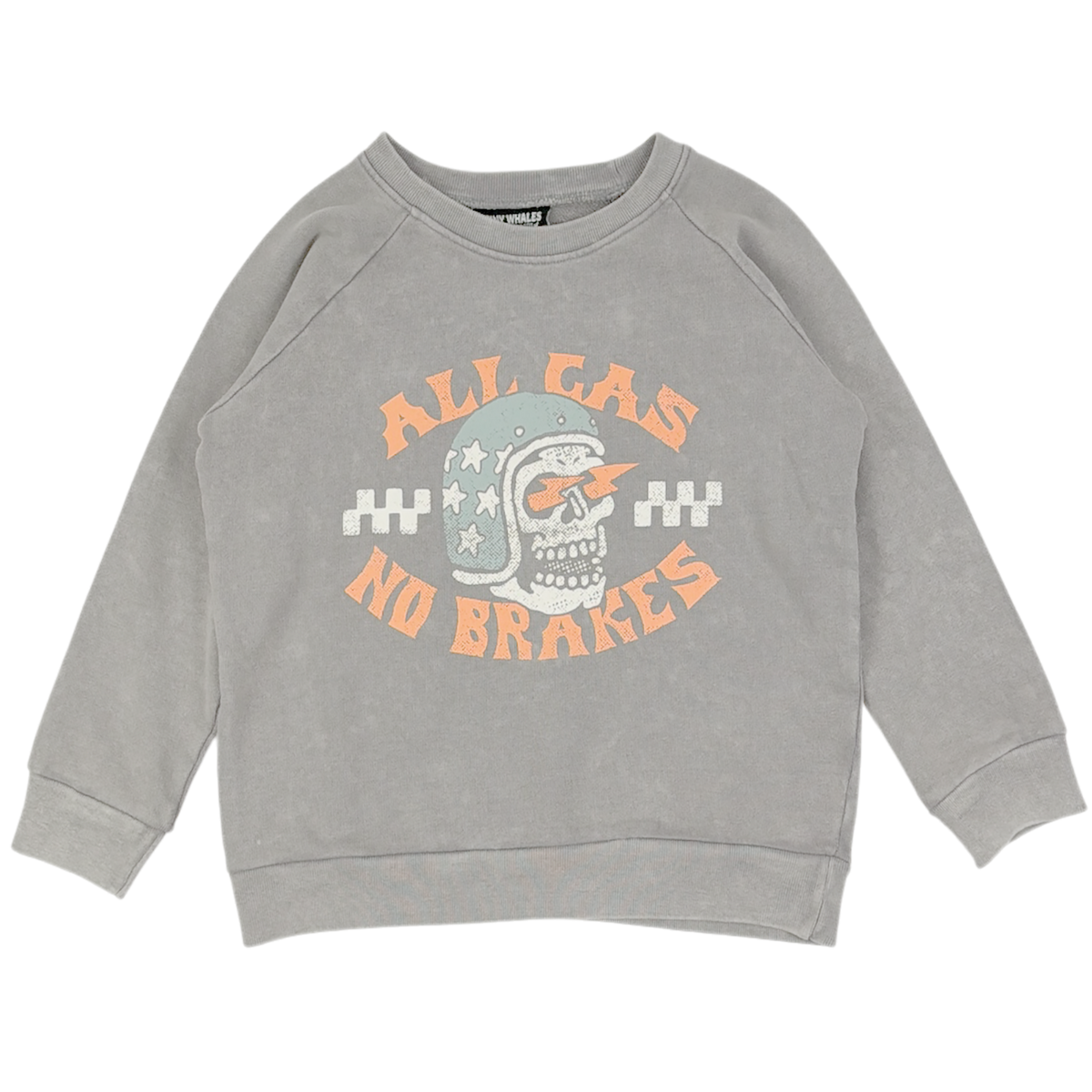 All Gas Crewneck Sweatshirt Mineral Graphite