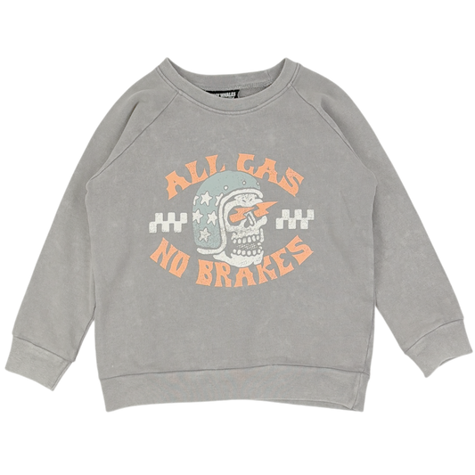 All Gas Crewneck Sweatshirt Mineral Graphite