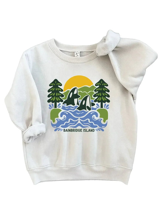 BAINBRIDGE ISLAND SWEATSHIRT || HEATHER DUST