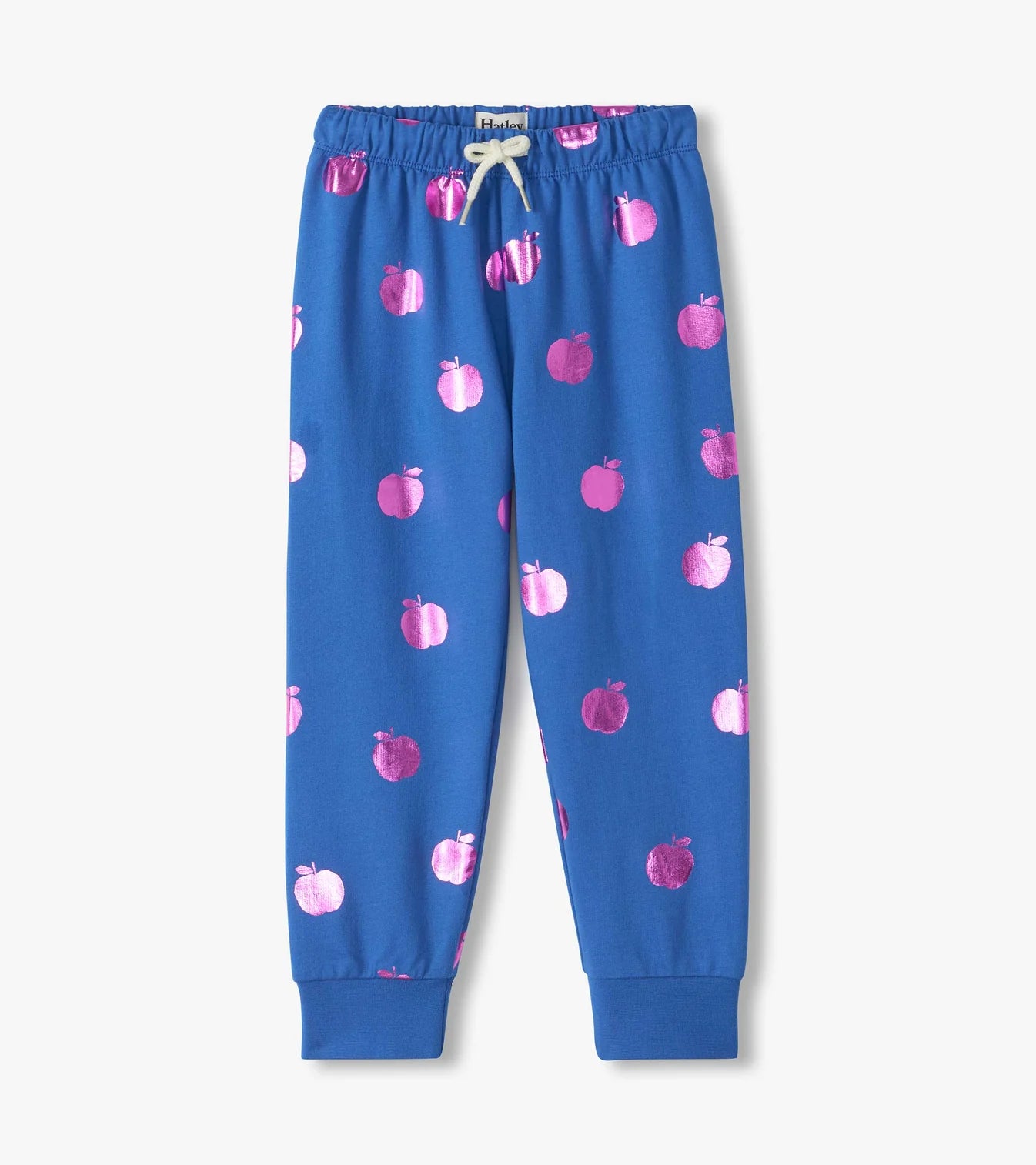FOIL APPLES RELAXED FIT CUFFED TRACK PANTS