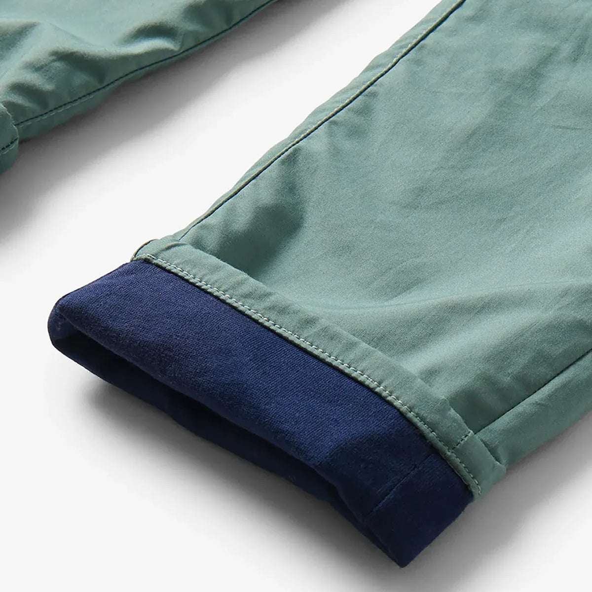 CHINOIS GREEN JERSEY LINED PULL ON PANTS