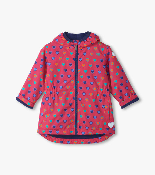 Heart Bunches Field Jacket - Pink Yarrow