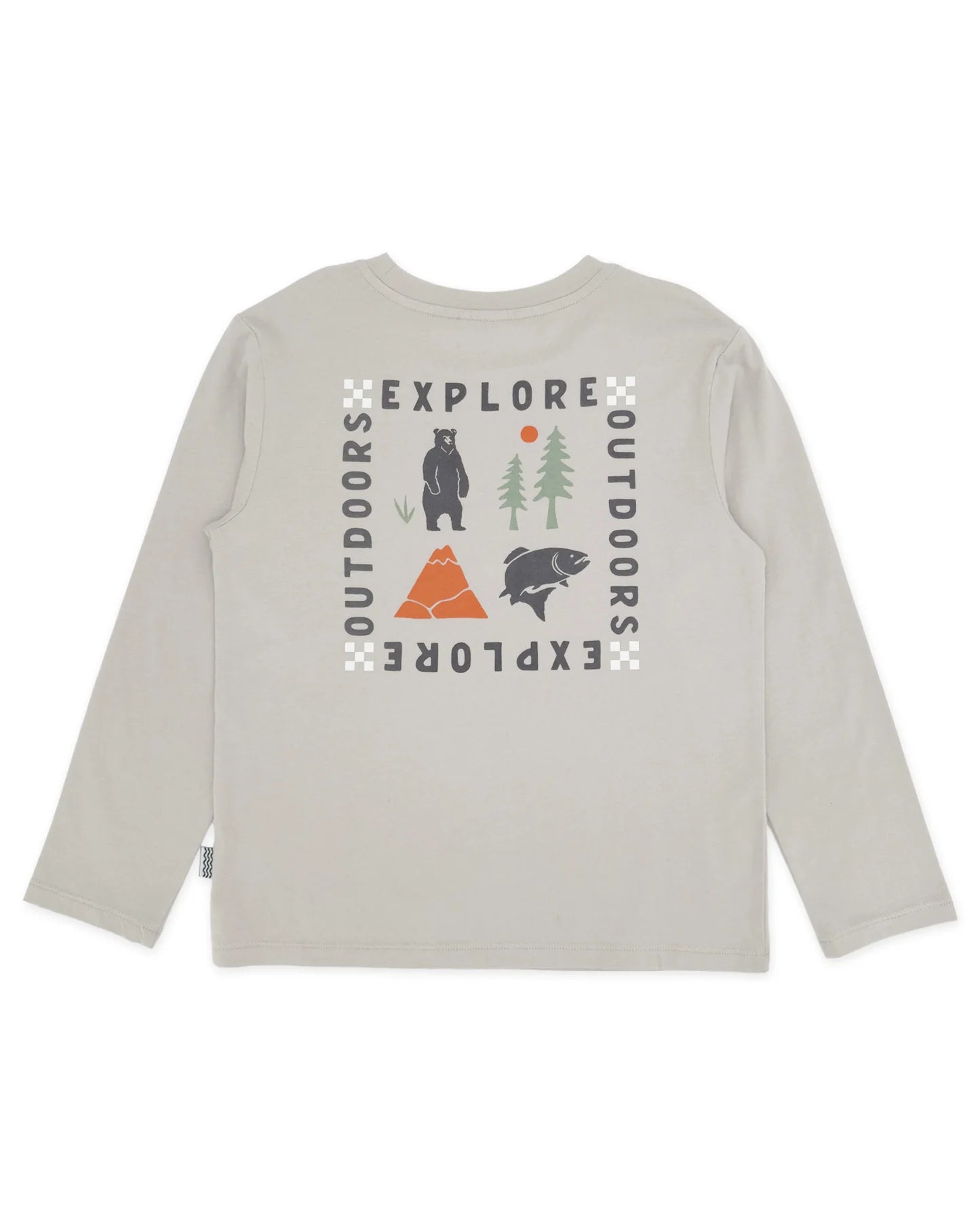 EXPLORER L/S TEE || SLATE GREY