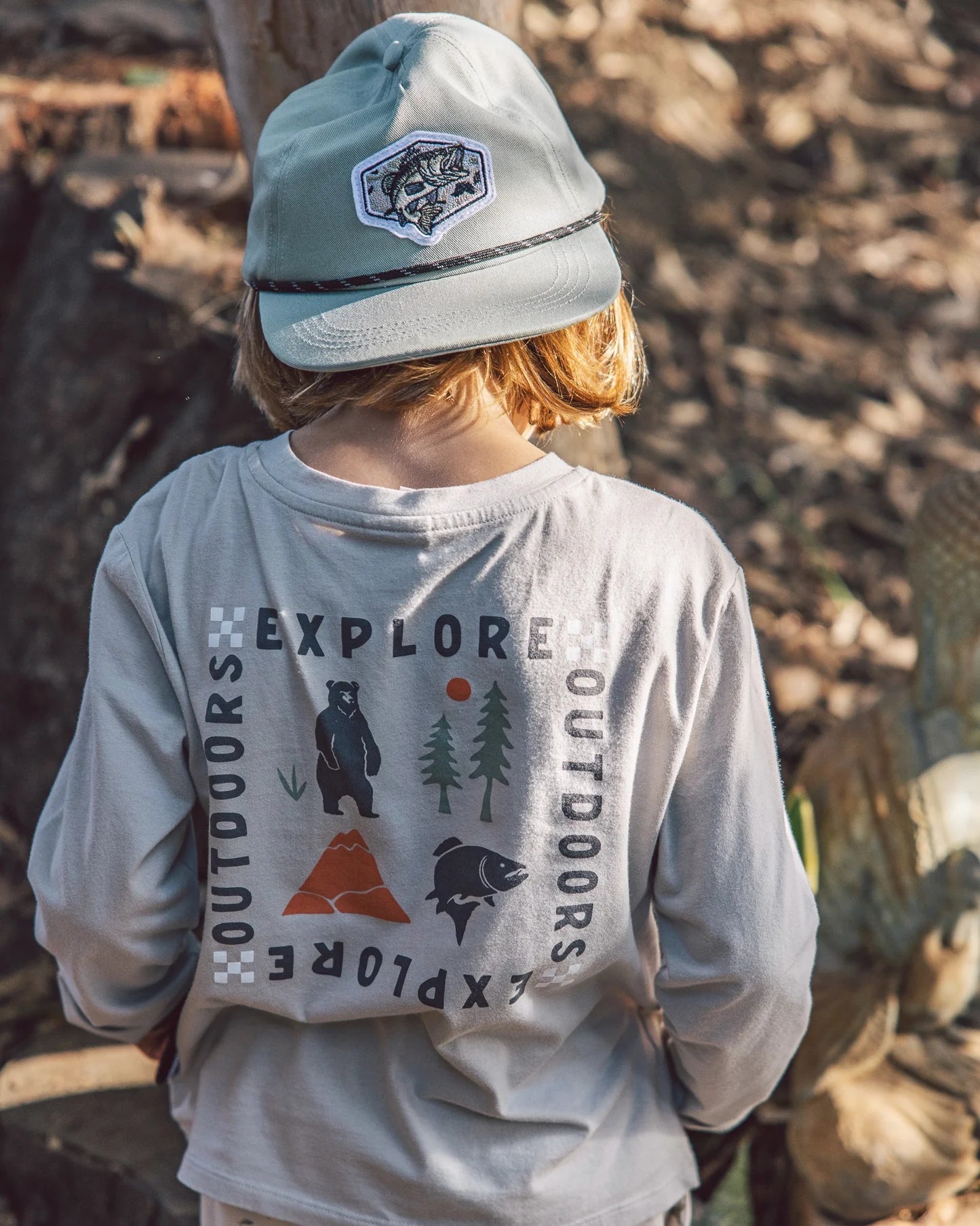 EXPLORER L/S TEE || SLATE GREY