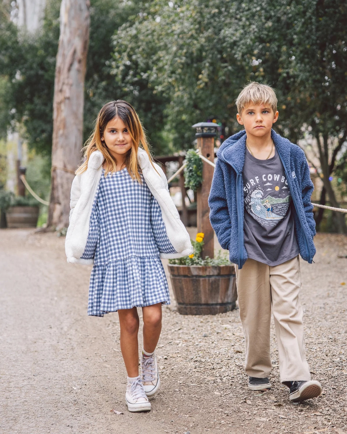 JULIES GINGHAM HACCI DRESS
