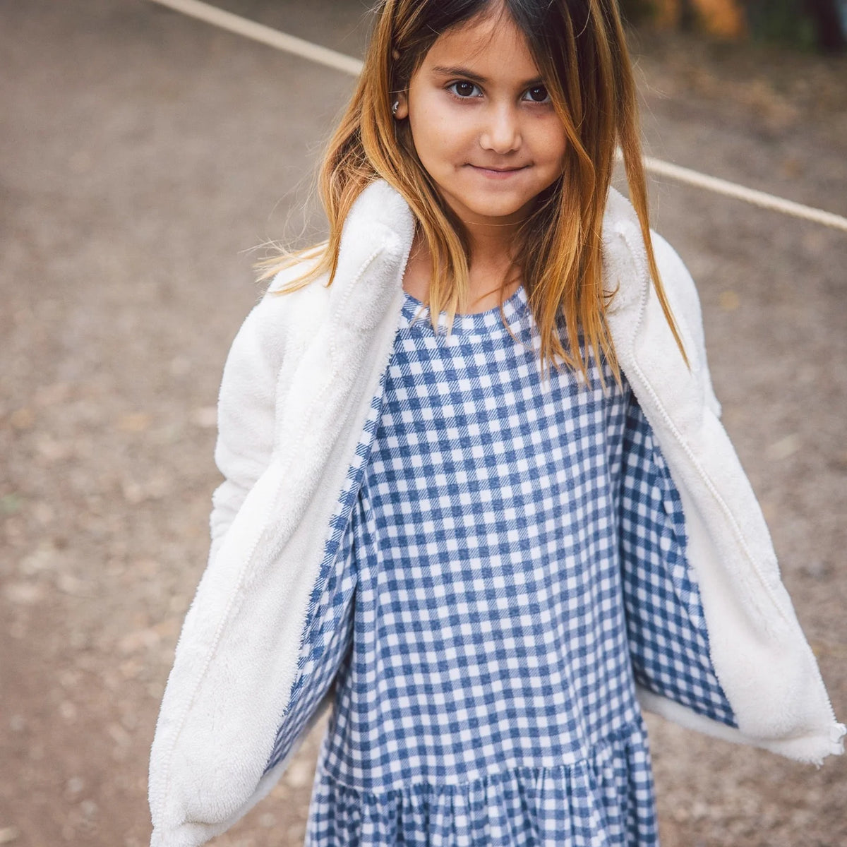 JULIES GINGHAM HACCI DRESS