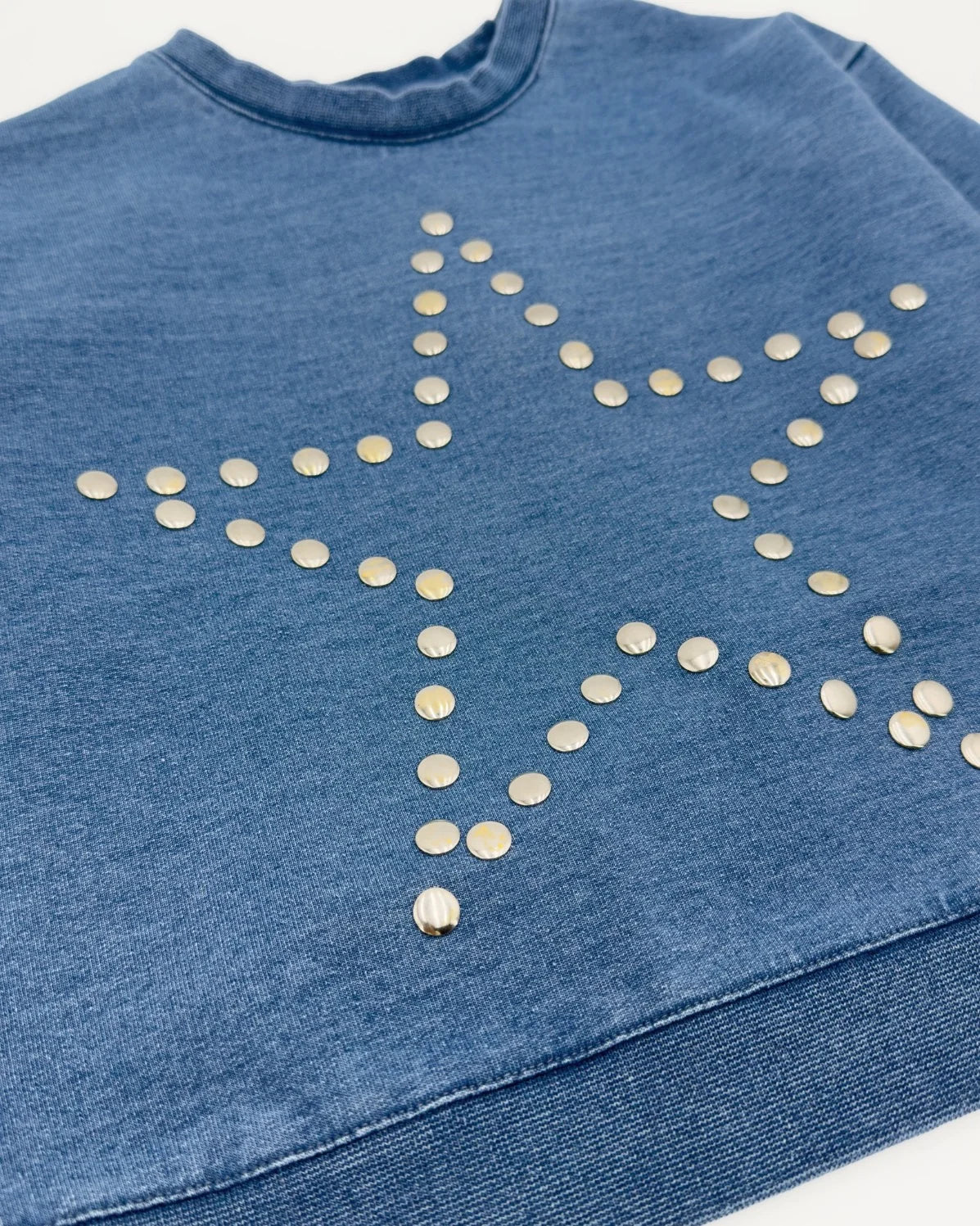 PLAYTIME KNIT DENIM SET || BLUE JEAN