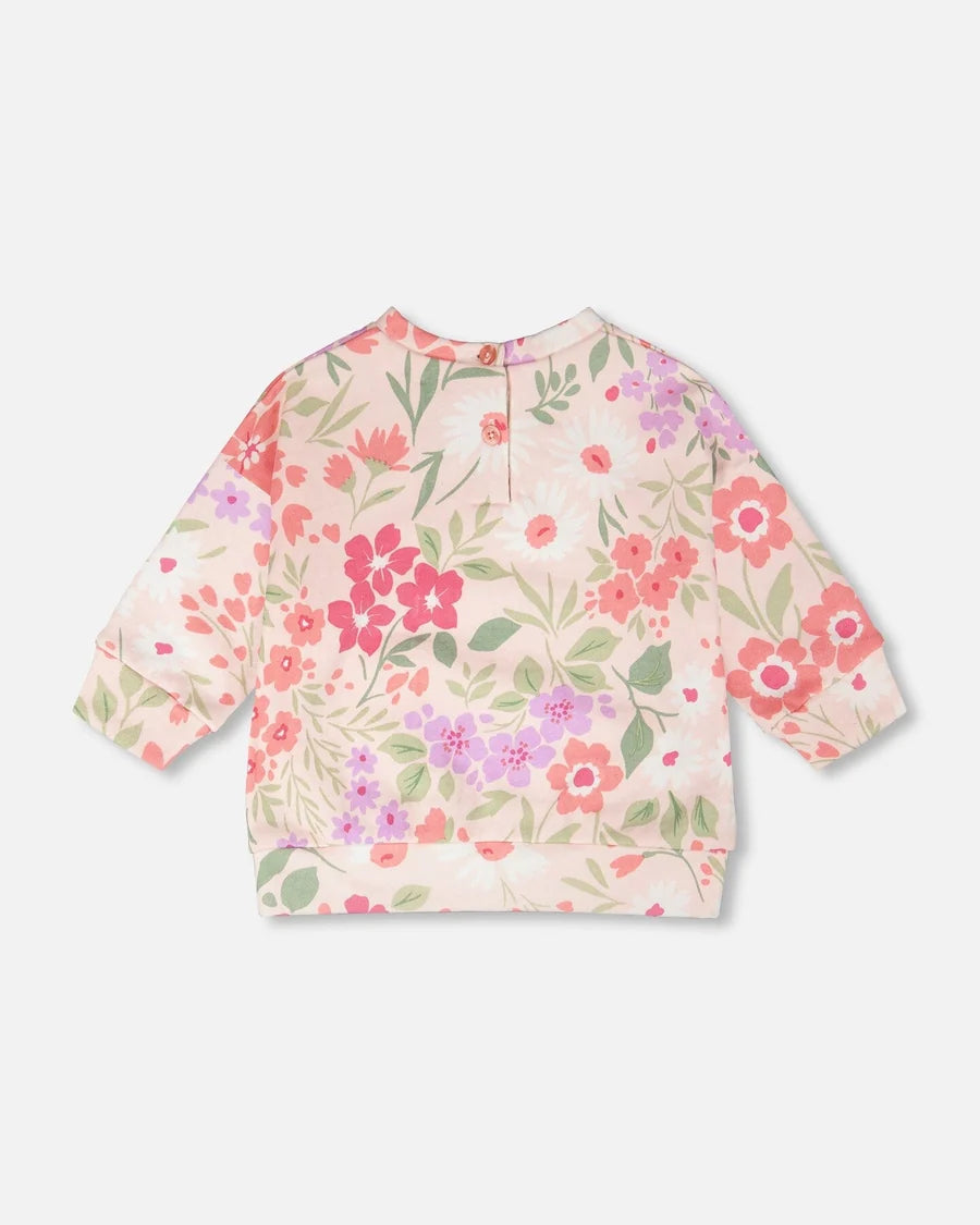 FRENCH TERRY SWEATSHIRT || PINK MEADOW