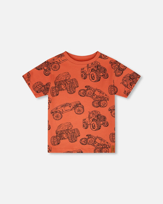 ORGANIC COTTON MONSTER TRUCK T-SHIRT