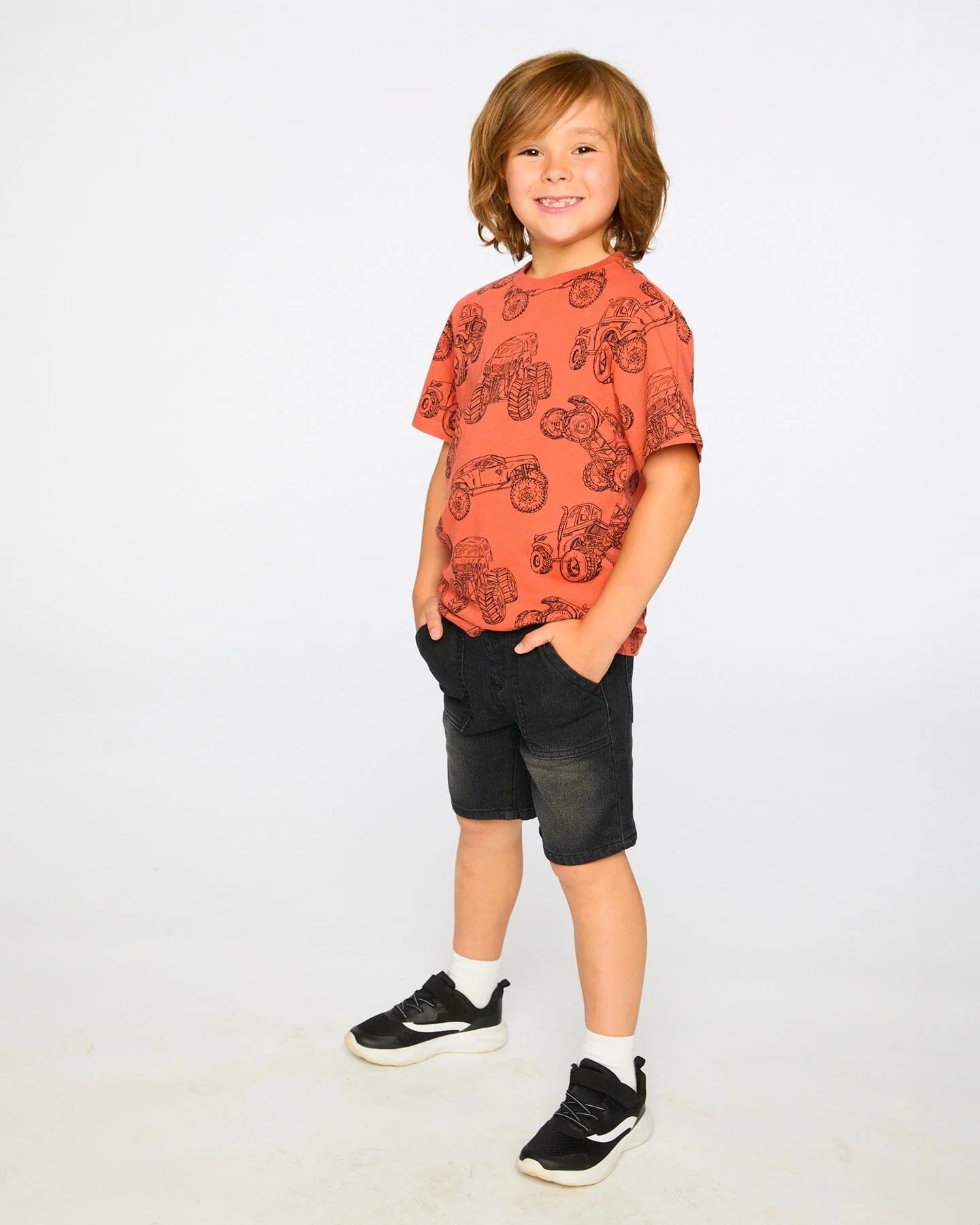 ORGANIC COTTON MONSTER TRUCK T-SHIRT