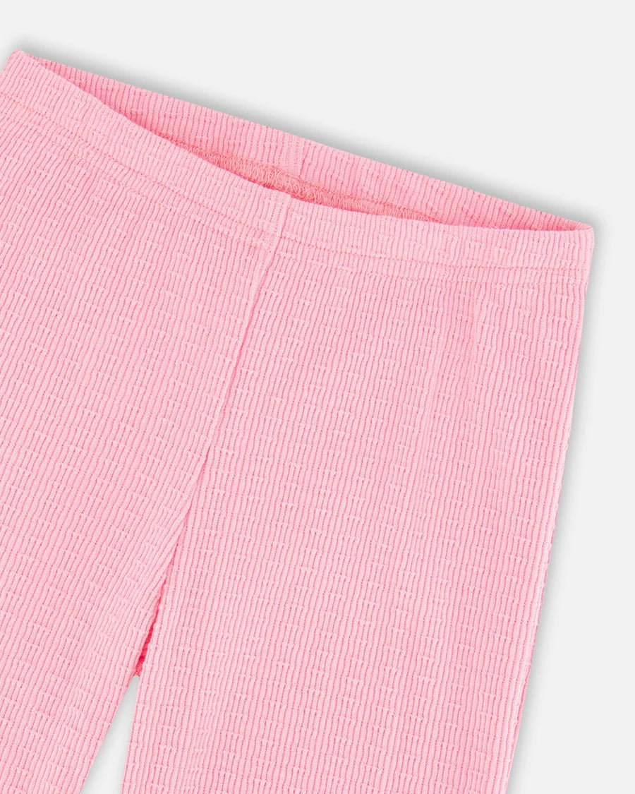 CRINKLE JERSEY LEGGING || PINK