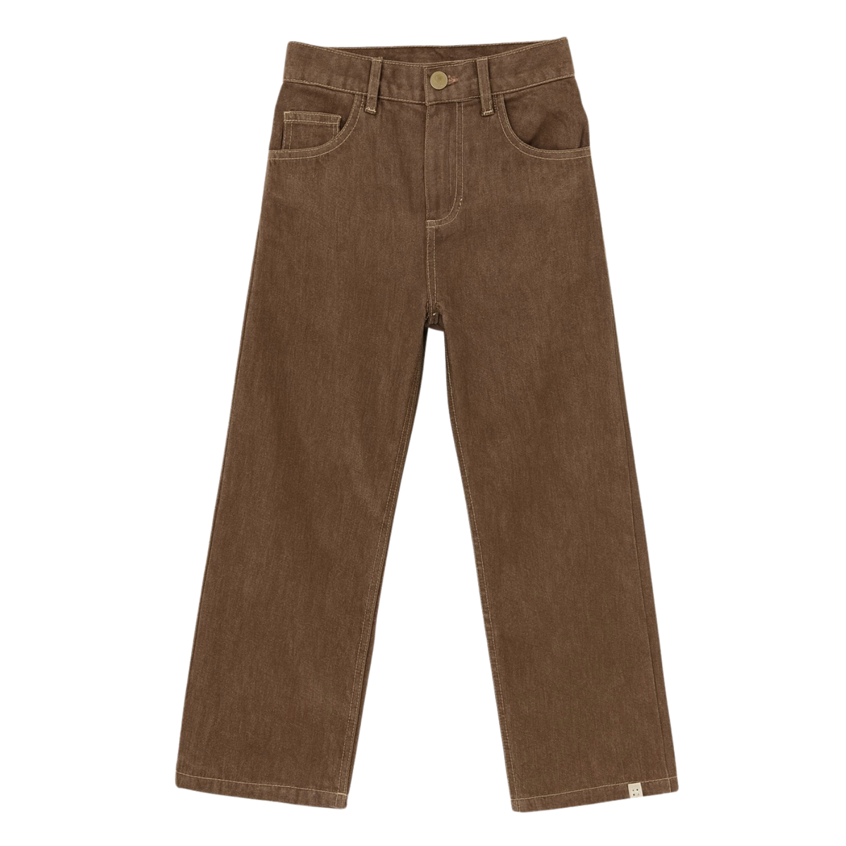DENNY Brown Straight Jeans