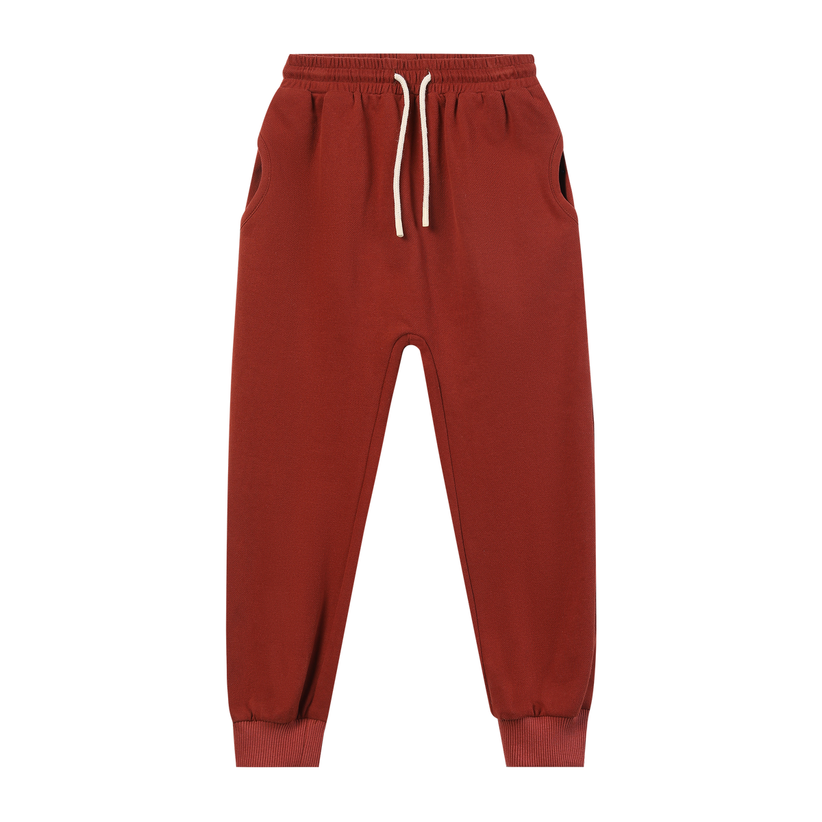 COMFY Burgundy Jersey Jog Pants