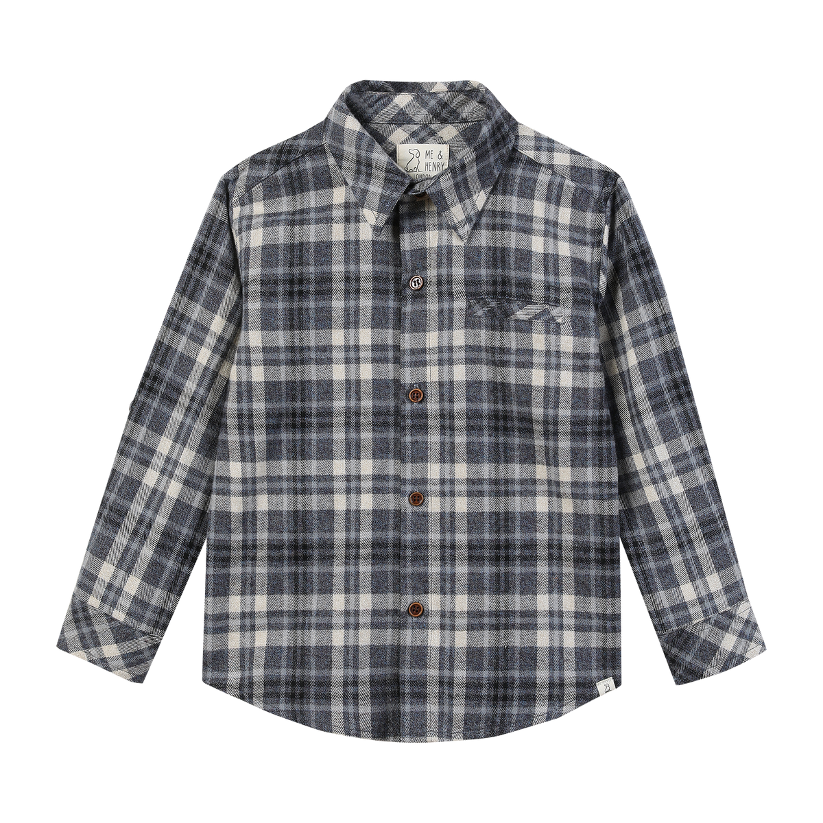 ATWOOD Woven Shirt Blue/Beige Plaid