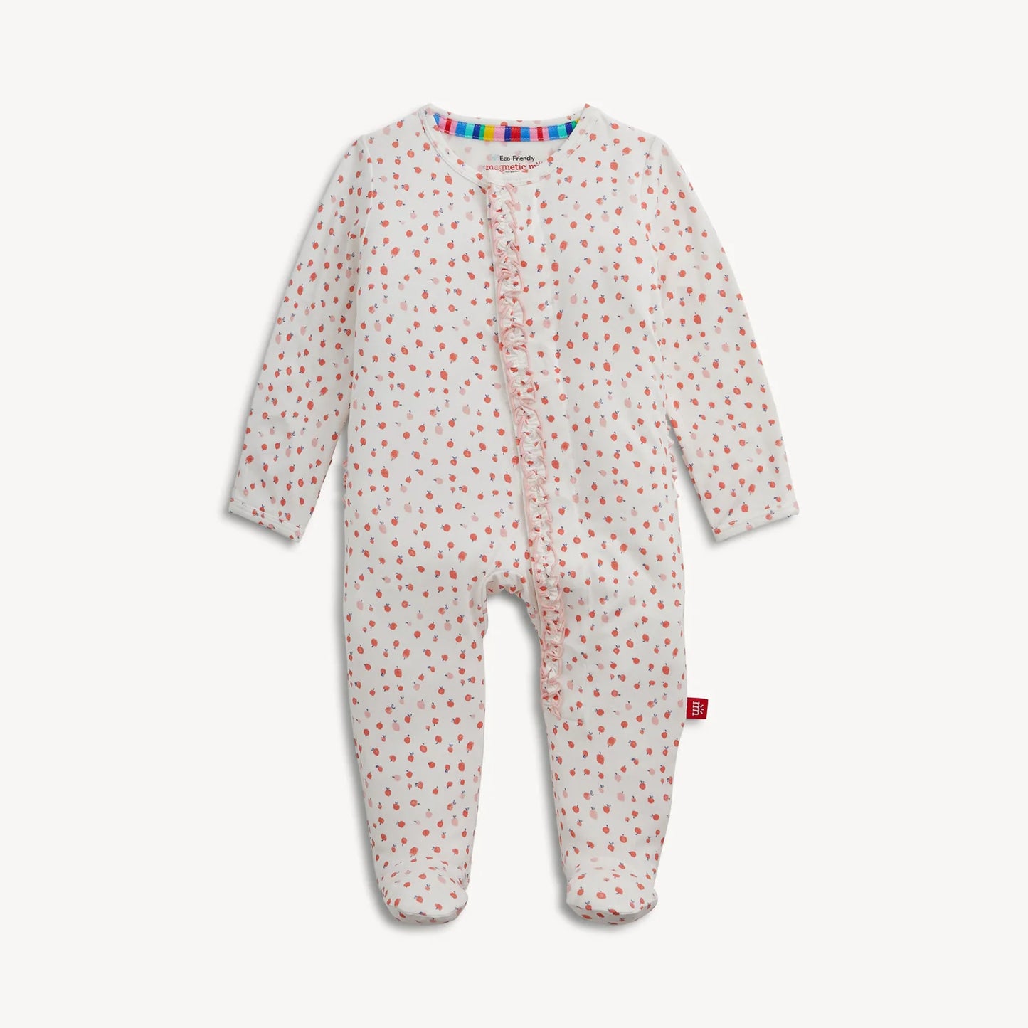 APPLE BLOSSOM MODAL RUFFLE FOOTIE