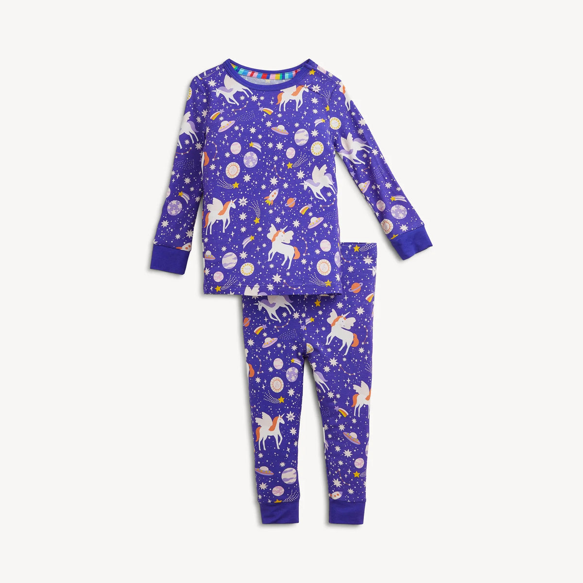 MAGNETIC MODAL L/S PJ SET || GALAXY GLITTER