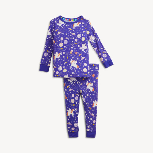 MAGNETIC MODAL L/S PJ SET || GALAXY GLITTER