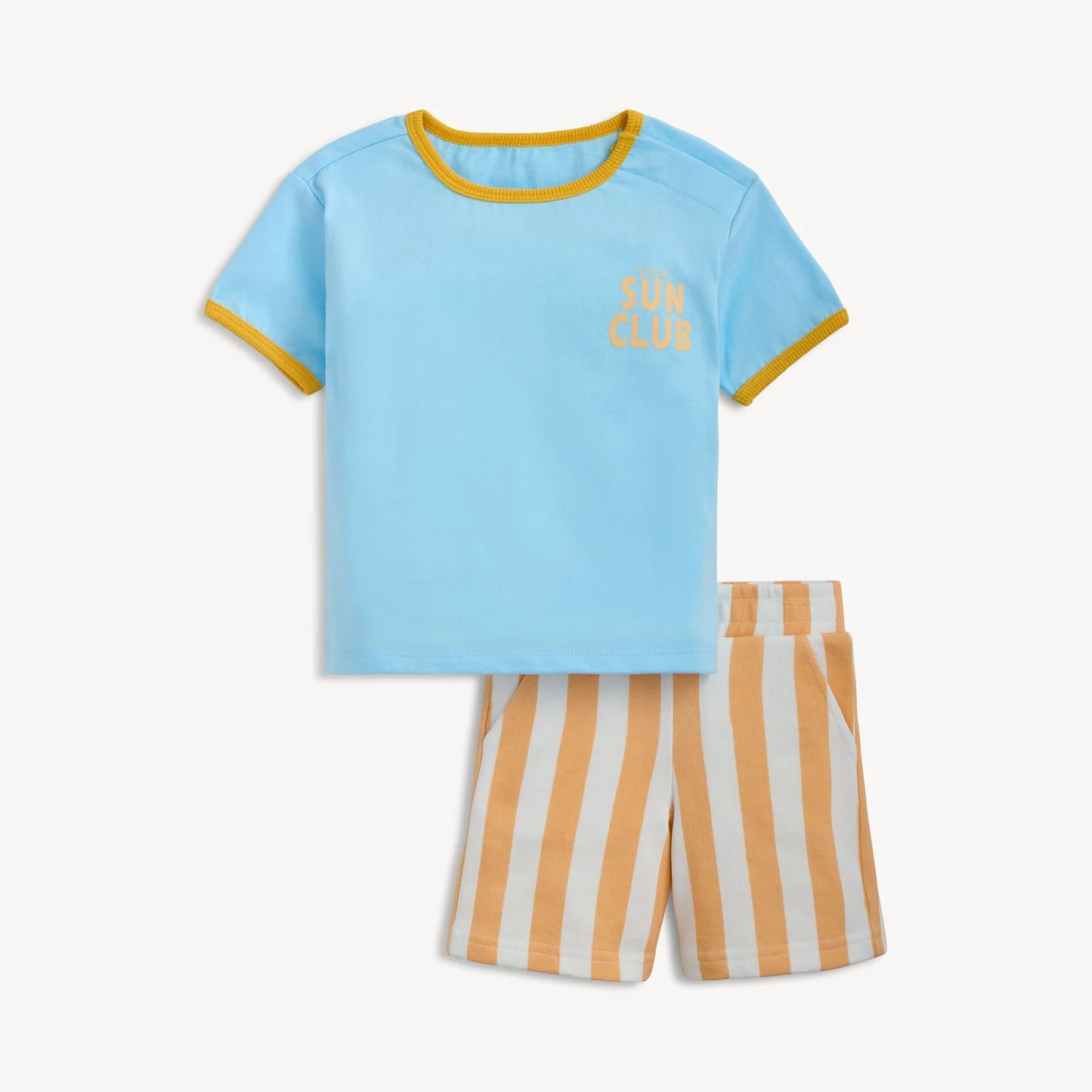 SUN CLUB S/S TEE + SHORT SET