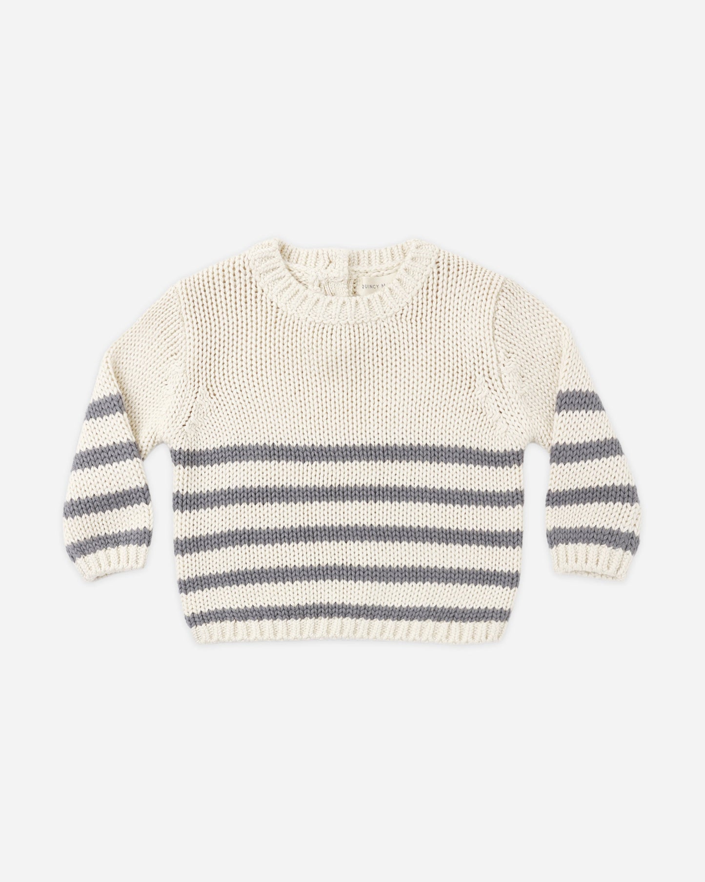 REX SWEATER || SLATE STRIPE
