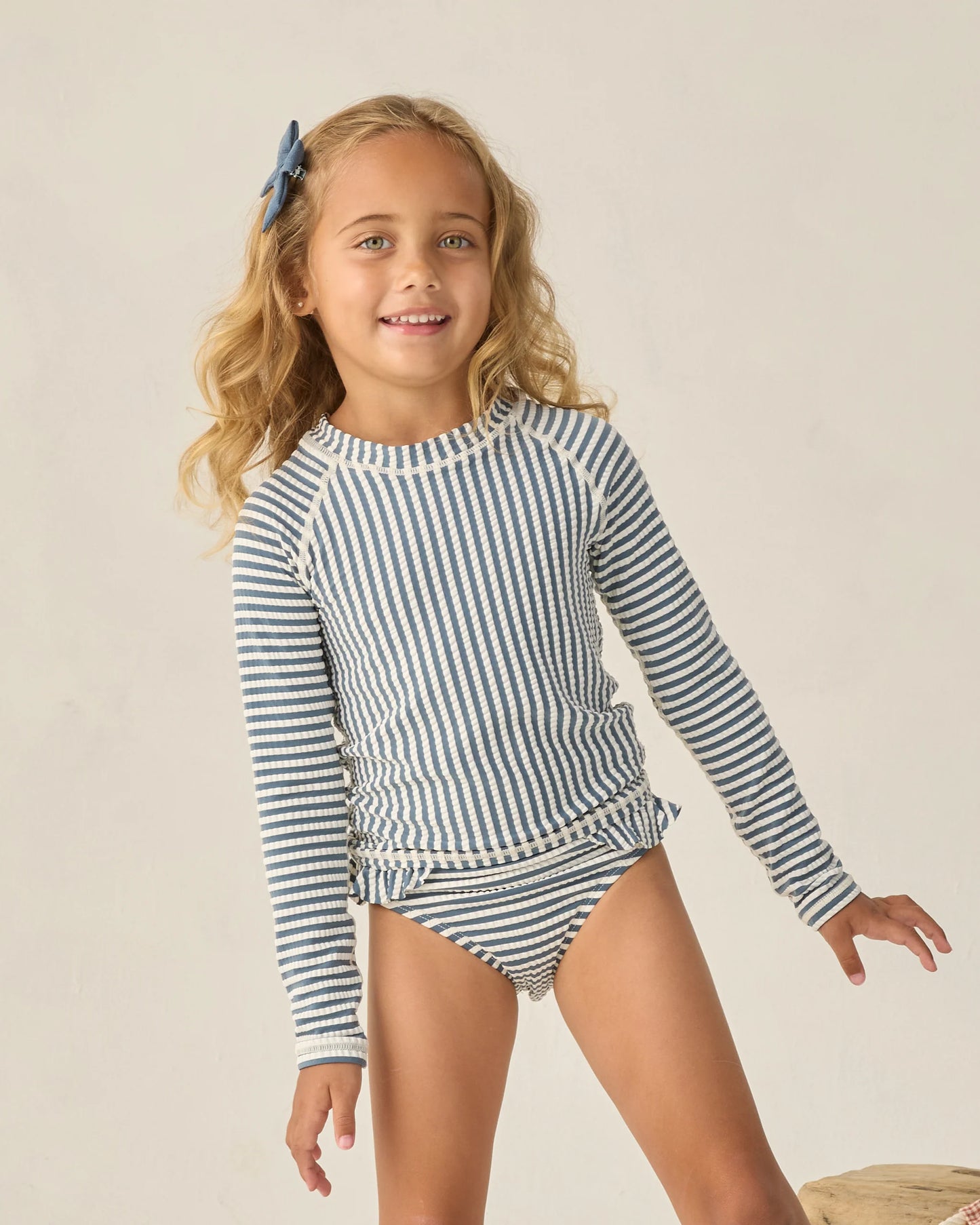 MARYN SWIMSUIT SET ||  NAVY STRIPE