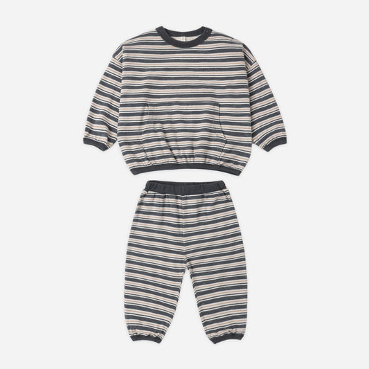 RELAXED SET BLUE STRIPE